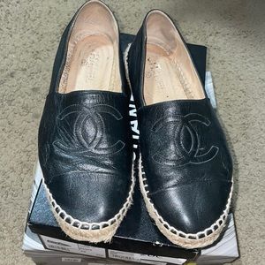 Black espadrilles